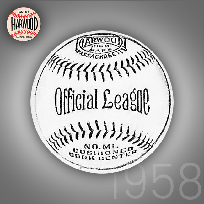 Harwood Official League Baseball No. ML
