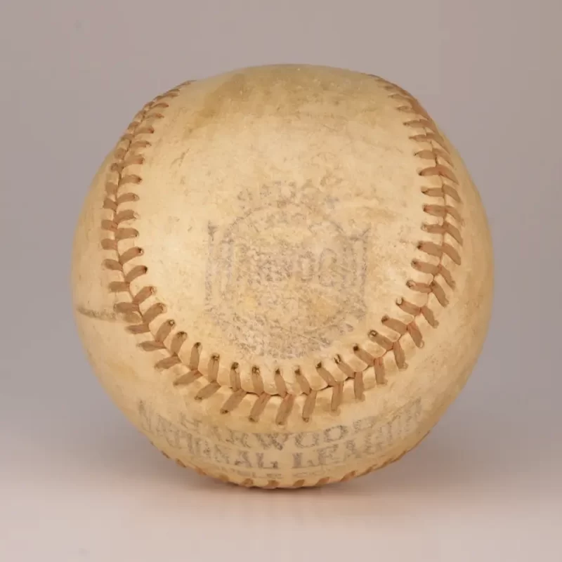 Harwood National League Double Cover Baseball - 1940's