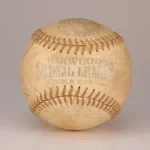 Harwood National League Double Cover Baseball - 1940's