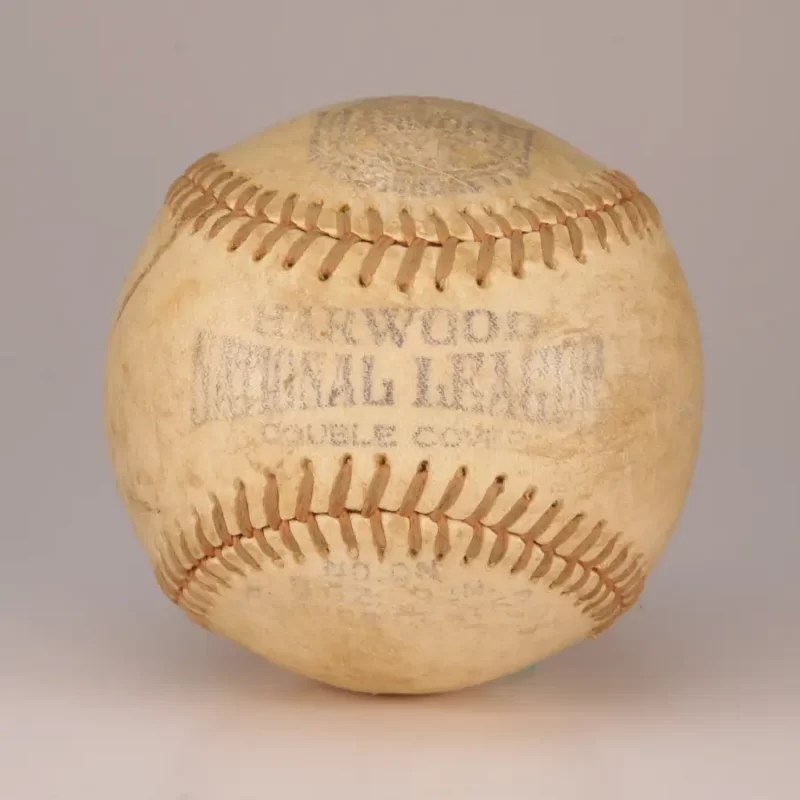 Harwood National League Double Cover Baseball - 1940's